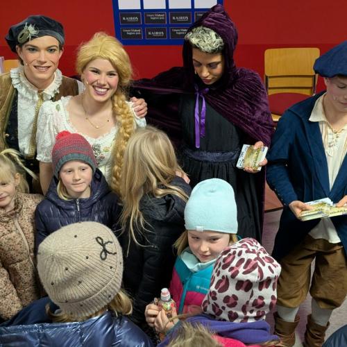 Foto mit den Schauspielern 1