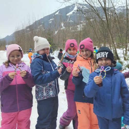 Mädchen bei Wanderung