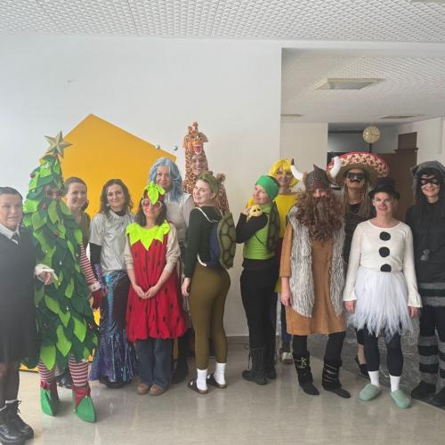 Verkleidetes Lehrerkollegium 