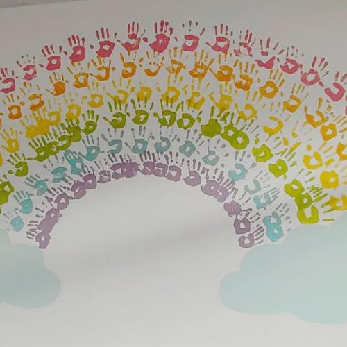 fertiger Regenbogen
