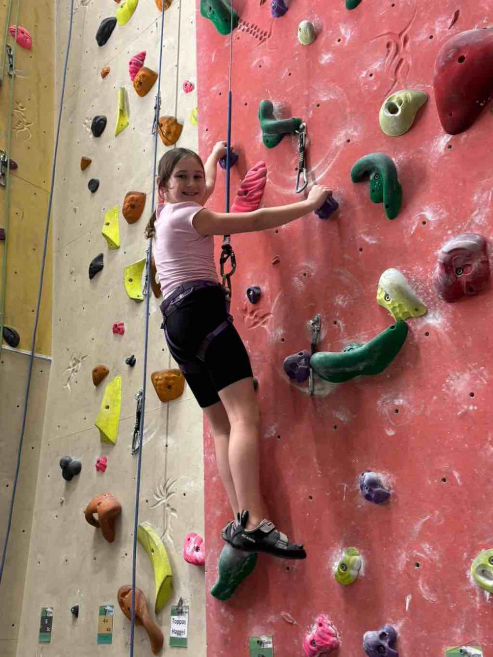 Klettern mit Seilsicherung