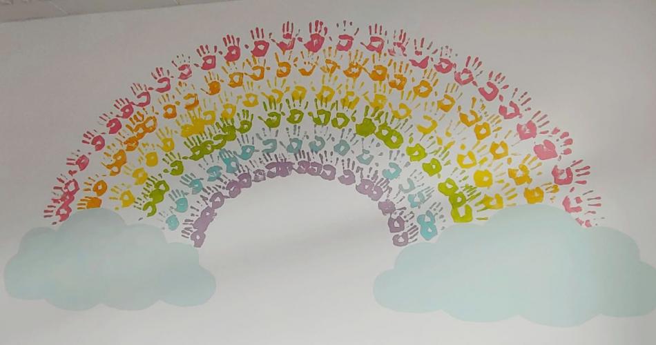 fertiger Regenbogen